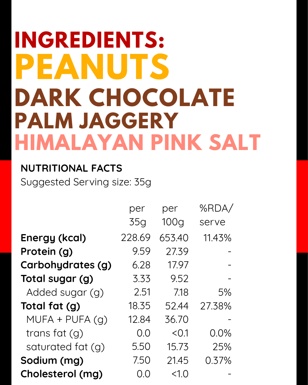 Dark Chocolate Peanut Spread